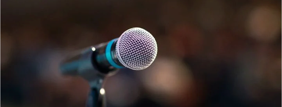 Speaking in an audience